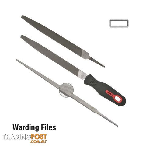 Toledo Warding File Second  - Cut 200mm SKU - 08WF02CD