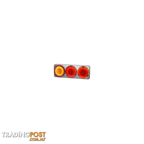 Whitevision 4 " Rear Combo Lamps Stop/Diffused Tail/DI/Reflector SKU - CRL455LEDB, CRL455LEDC