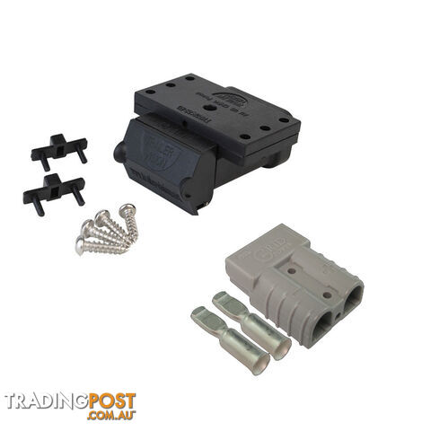 50A Anderson Plug Mounting Kit with LED and 50 amp Anderson Style Plug SKU - TV-201426-50Combo