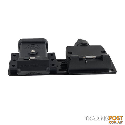 Trailer Vision Mounting Plate for 50 amp Anderson Plug   Flat Trailer Plug SKU - TV17689-B