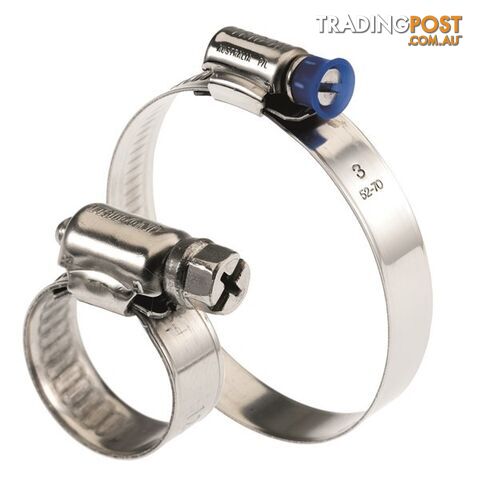 Tridon Hose Clamp 16mm â 27mm Micro (8mm wide) Solid Band Part Stainless 10pk SKU - SMP0P