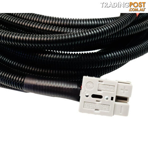 12/24v Lead 4 B S x 7m 50a Anderson, Midi Fuse and Holder Cable Lugs, Split Tube SKU - DC-13313