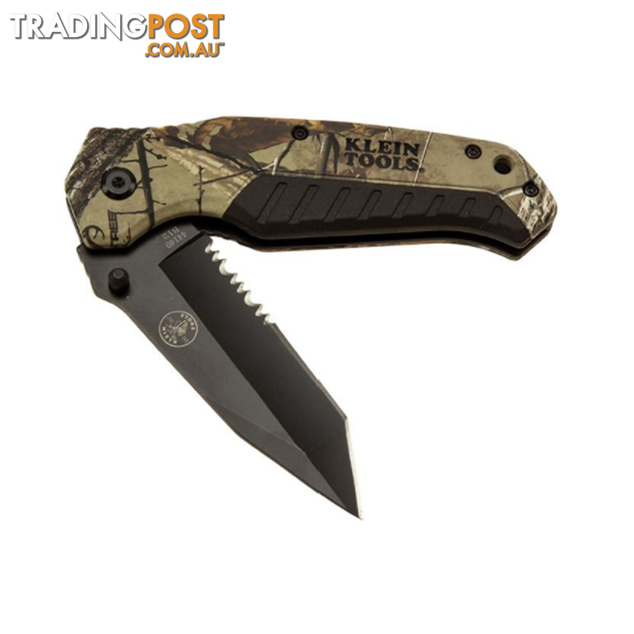 Klein Pocket Knife REALTREE XTRAâ¢ Camo 3 1/2 " Tanto Blade SKU - 44222