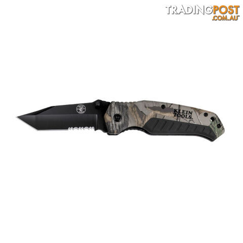 Klein Pocket Knife REALTREE XTRAâ¢ Camo 3 1/2 " Tanto Blade SKU - 44222