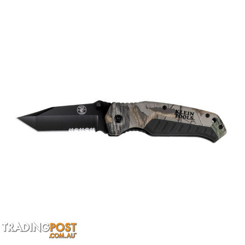 Klein Pocket Knife REALTREE XTRAâ¢ Camo 3 1/2 " Tanto Blade SKU - 44222