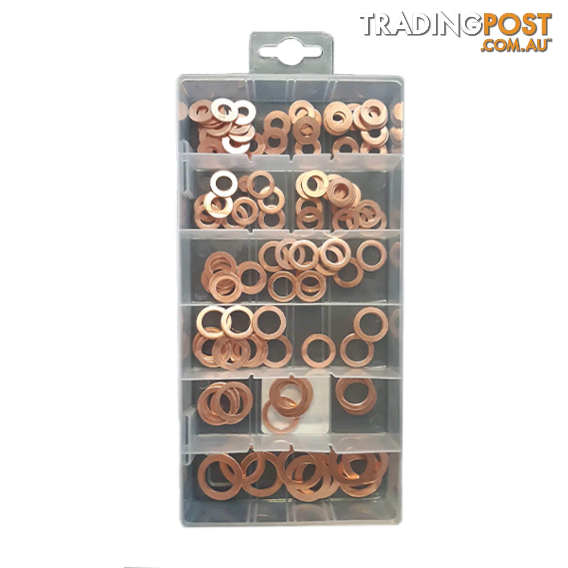 Copper Washers 6mm-16mm ID 110 Pack M6-M16 SKU - RG2814