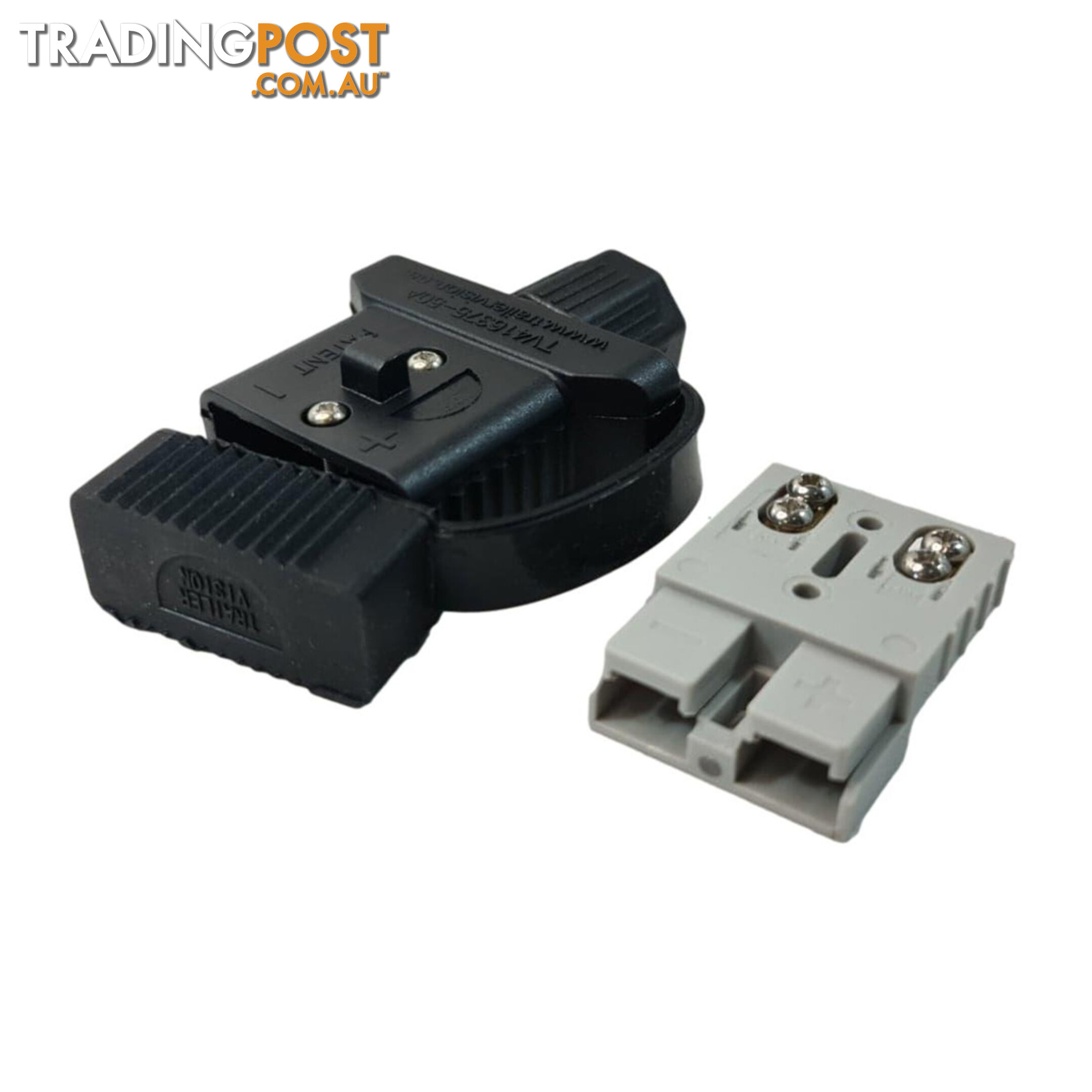 Trailer Vision 50 amp Anderson Plug Cover Assembly with Screw Contact Plug SKU - TVN416375-50SC