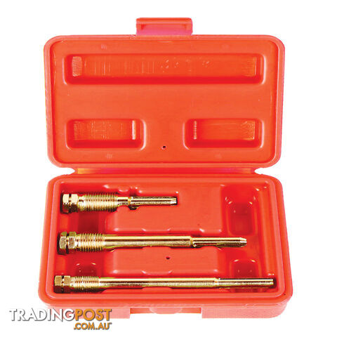 PK Tools Glow Plug Reamer 3pc Set M10, M12 (Short) M12 (Long) SKU - PT41180