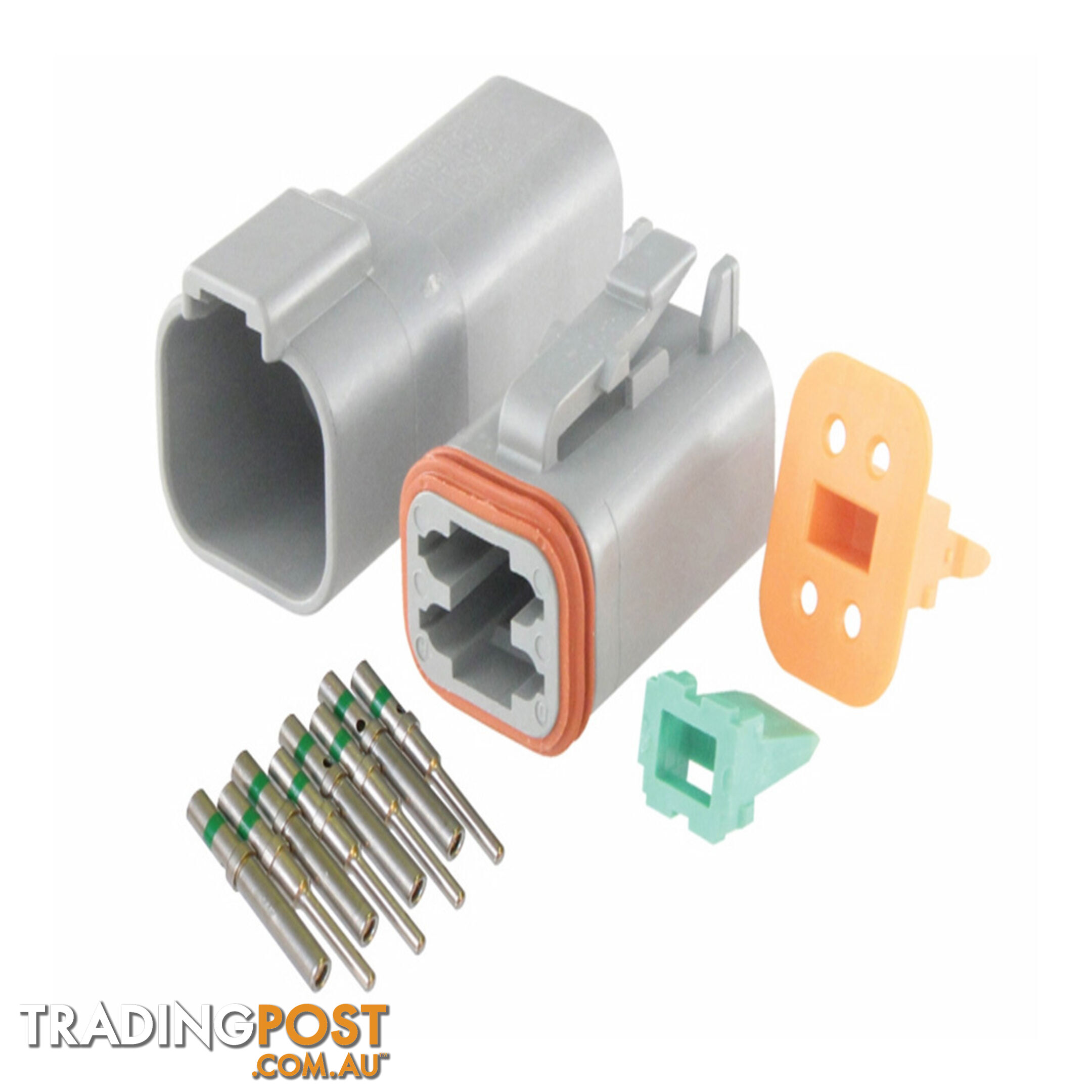 Deutsch DT 4-Way 4 Pin Electrical Connector Waterproof Plug Kit SKU - BB-Deutsch4Pin