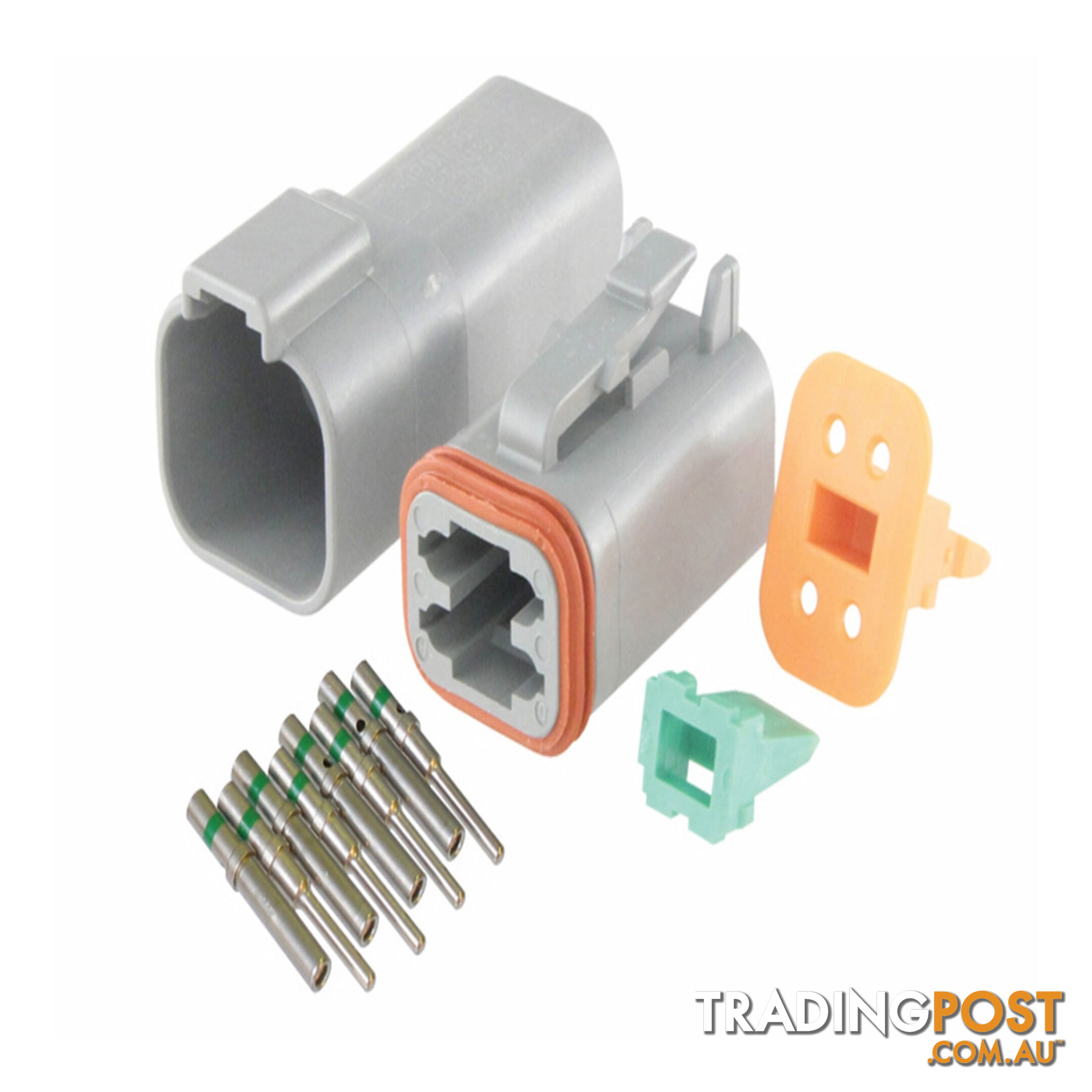 Deutsch DT 4-Way 4 Pin Electrical Connector Waterproof Plug Kit SKU - BB-Deutsch4Pin