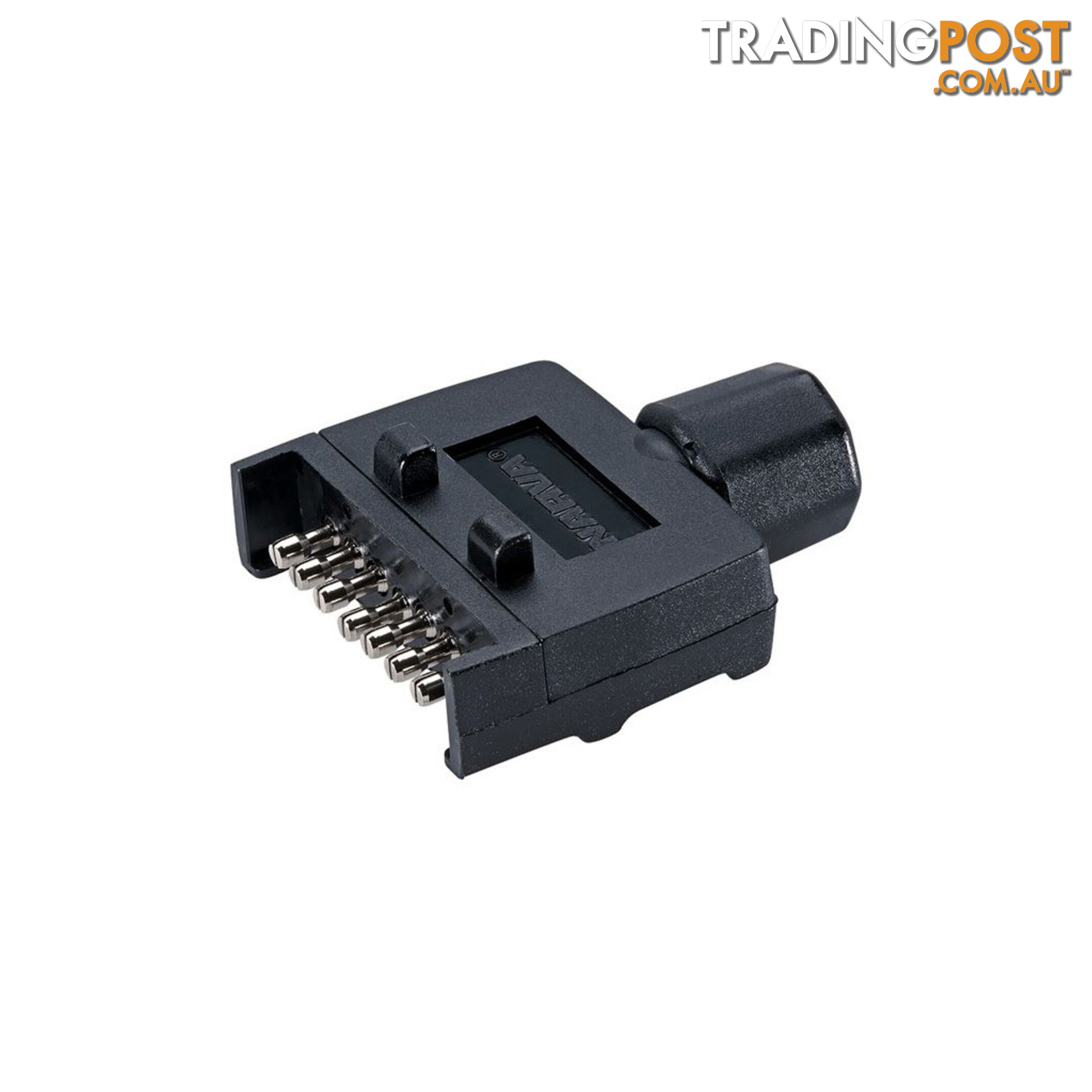 Narva 7 Pin Flat Trailer Plug  'Quickfit ' Amp Rating/pole 15A @12V SKU - 82141BL, 82141/20