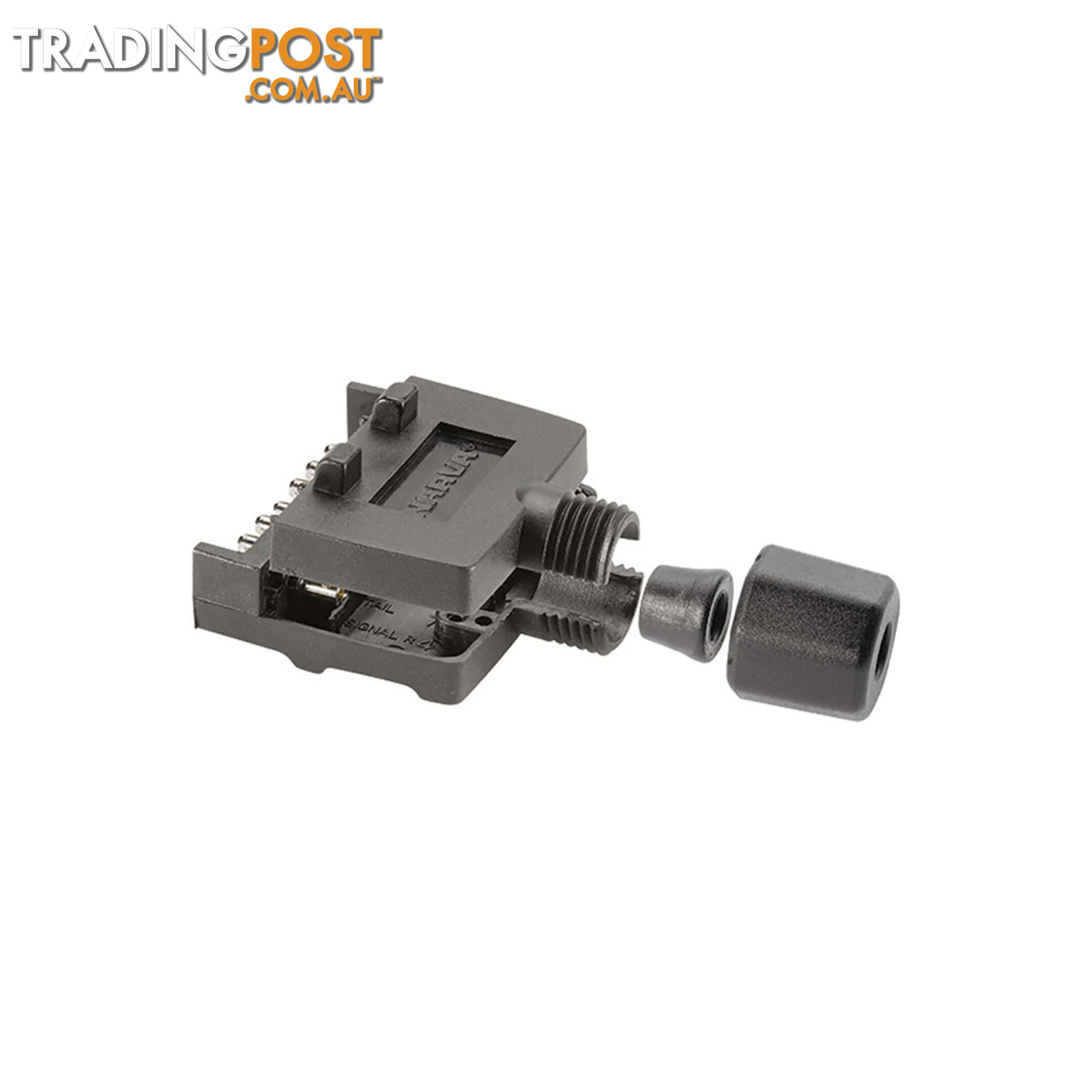 Narva 7 Pin Flat Trailer Plug  'Quickfit ' Amp Rating/pole 15A @12V SKU - 82141BL, 82141/20