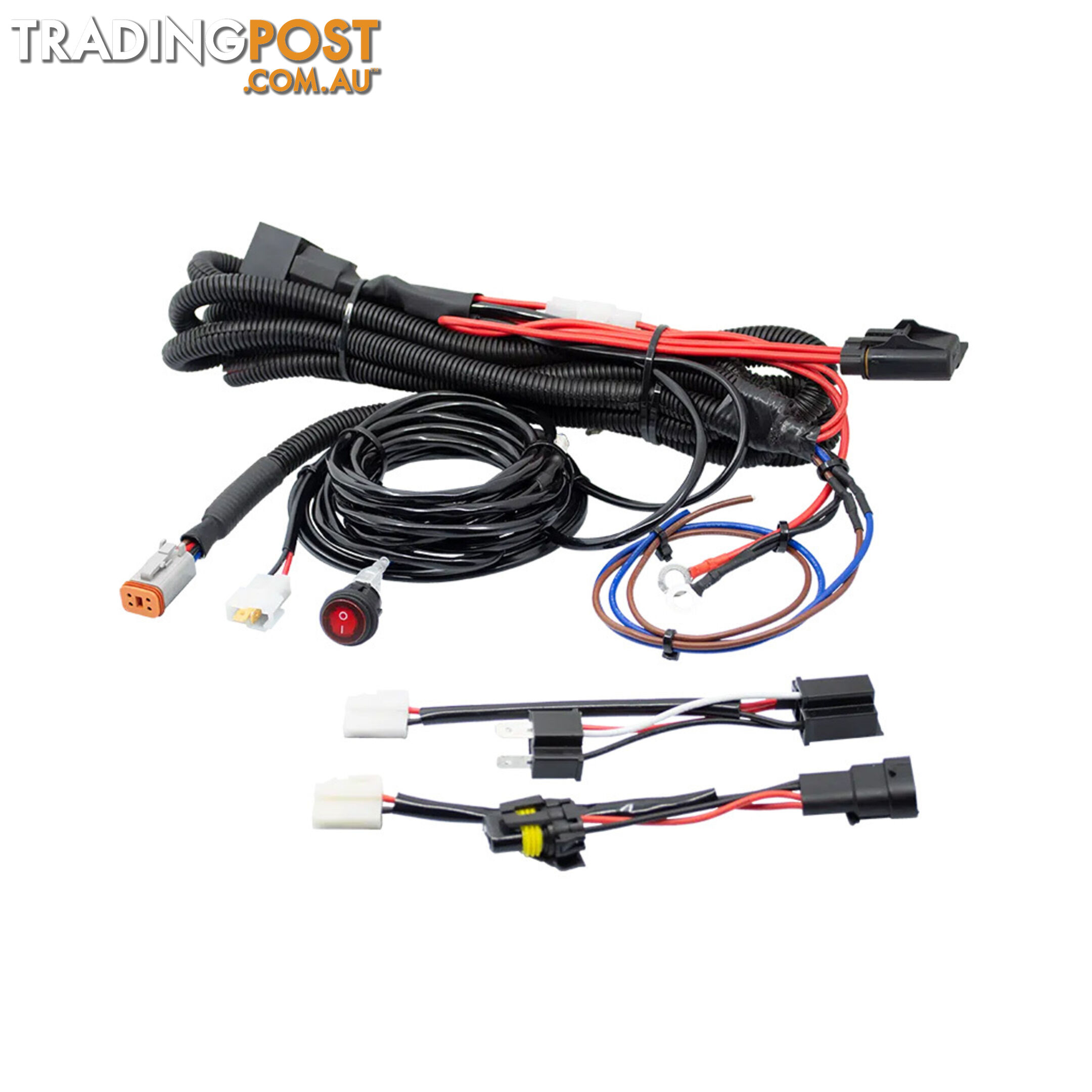 WhiteVision LED Light Bar Plug   Play Wiring Harness DT Conn SKU - LLBWK100