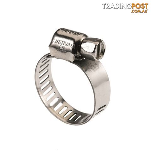 Tridon Full S. Steel Hose Clamp 22mm â 45mm Micro Perforated Band 10pk SKU - MAH020P