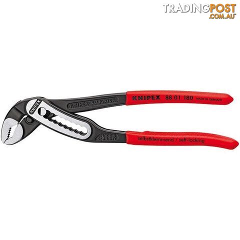 Knipex Alligator Grip Adjustable Wrench Water Pump Pliers SKU - 8801180, 8801250, 8801300, 8801400, 8802180, 8802250, 8802300