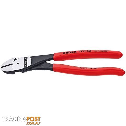 Knipex 200mm Diagonal Cutter  - High Leverage Angled Head SKU - 7421200