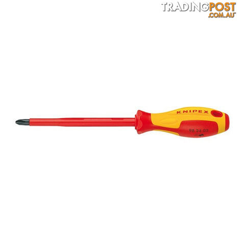 Knipex 1000V Insulated Screwdriver 6pc Set 4 Slotted 2 Phillips SKU - 002012V01