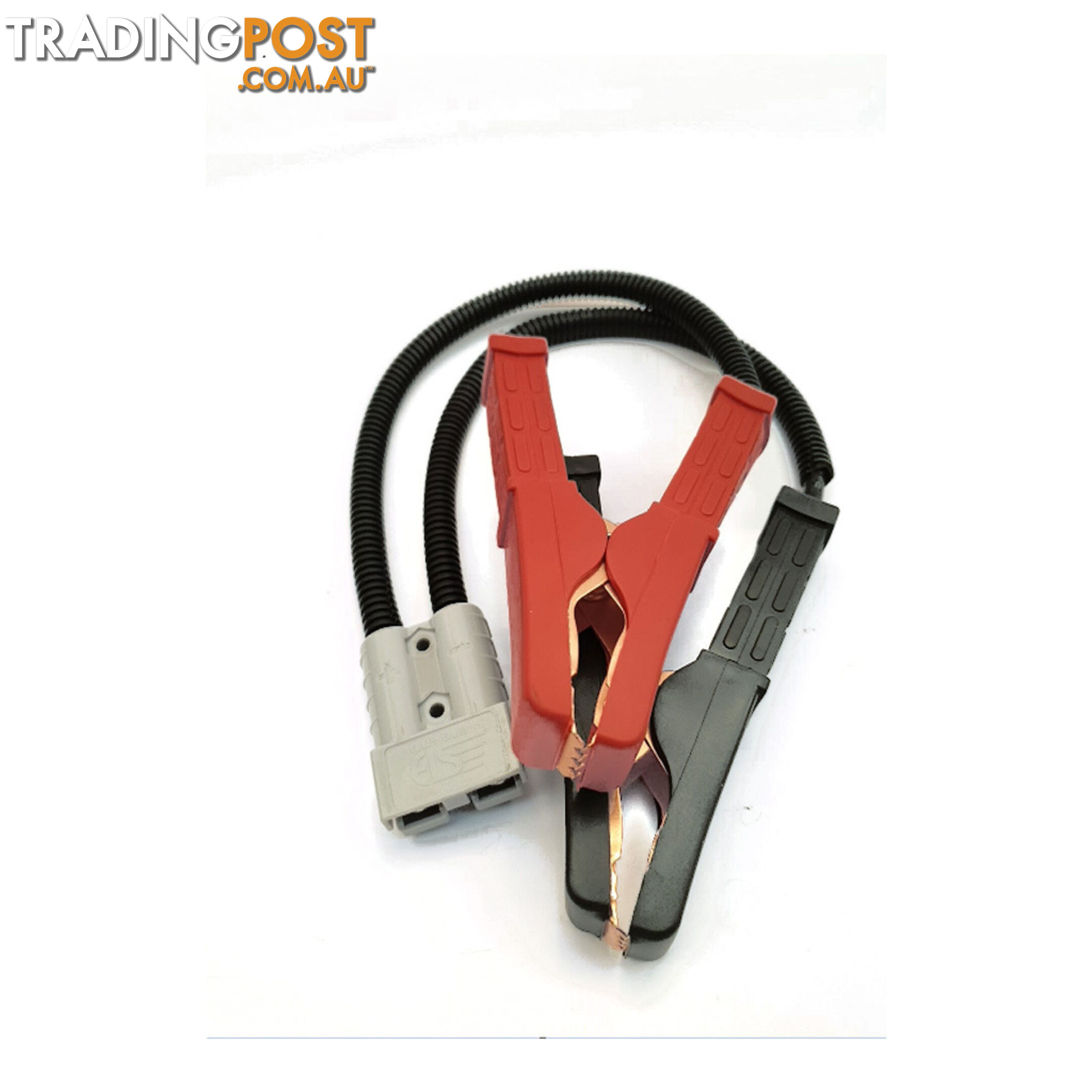 12 / 24 volt Heavy Duty Battery Clamps to 50 amp Anderson Plug Adaptor SKU - 50ampAndoHDBattClamp