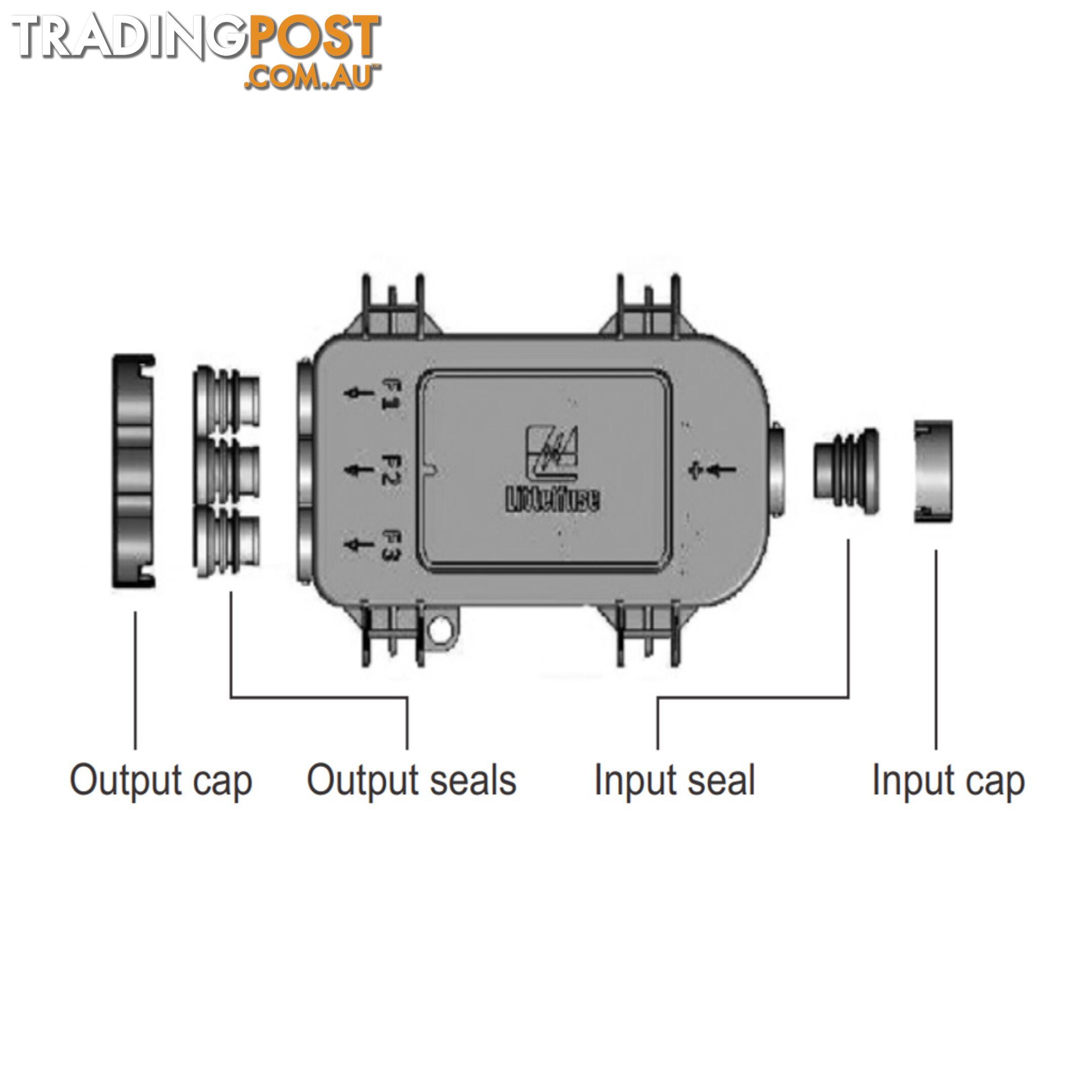 Midi Fuse MDB Power Distribution Module Up to 3 Fuses SKU - 4980933