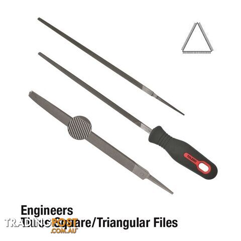 Toledo Three Square File Bastard  - 200mm SKU - 08TSQ01CD