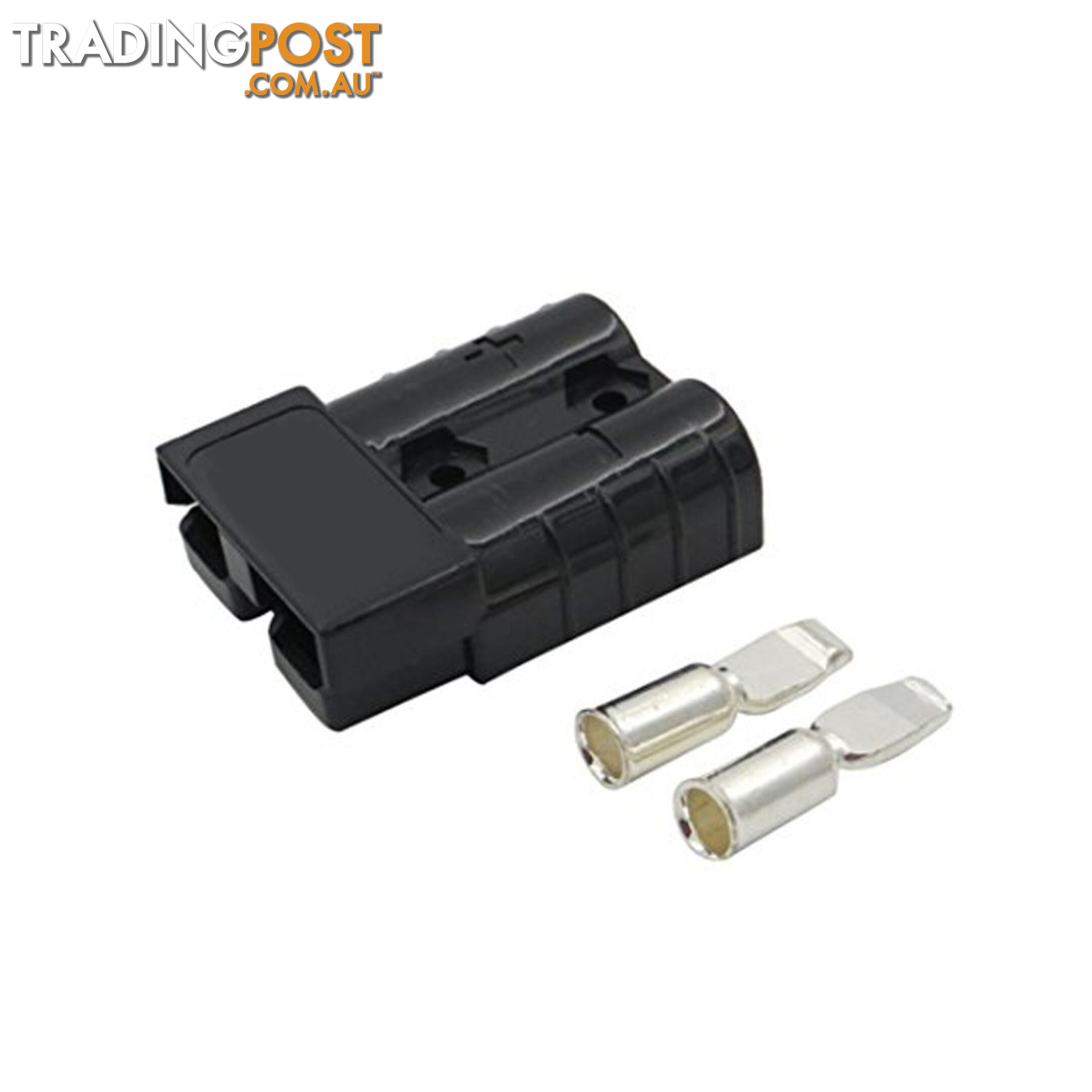 50 amp Anderson Plug Black (Single) inc Terminals SKU - 10044