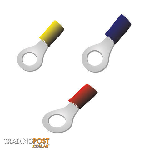 Insulated Ring Terminals Various Wire and Ring Size