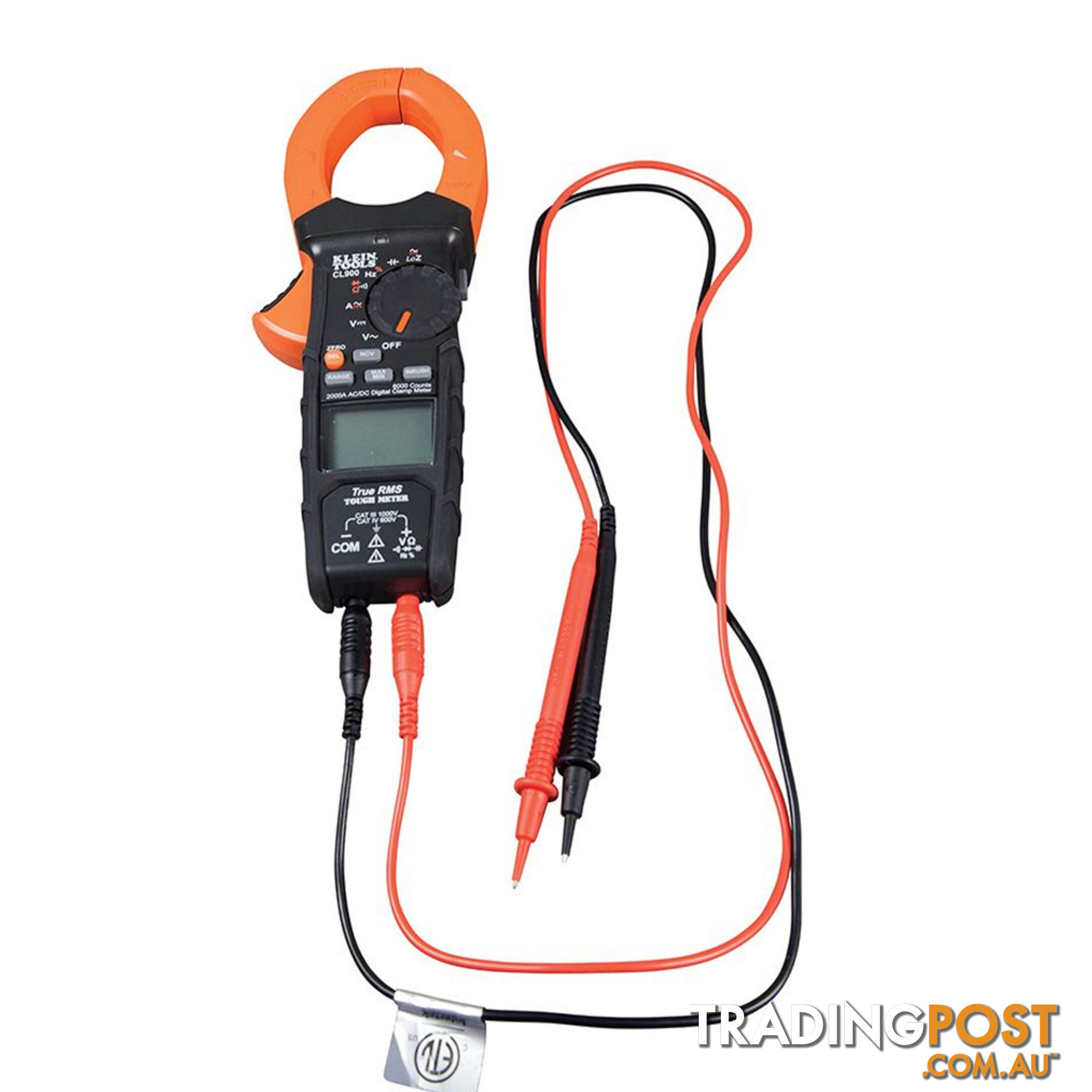 Klein Digital Clamp Meter AC Auto Range TRMS Low Impedance 2000 amp SKU - CL900