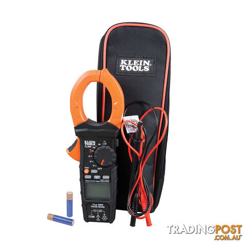 Klein Digital Clamp Meter AC Auto Range TRMS Low Impedance 2000 amp SKU - CL900