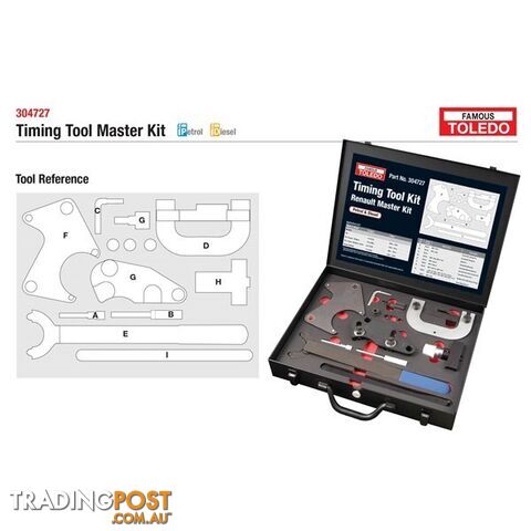 Toledo Timing Tool Kit  - Renault SKU - 304727