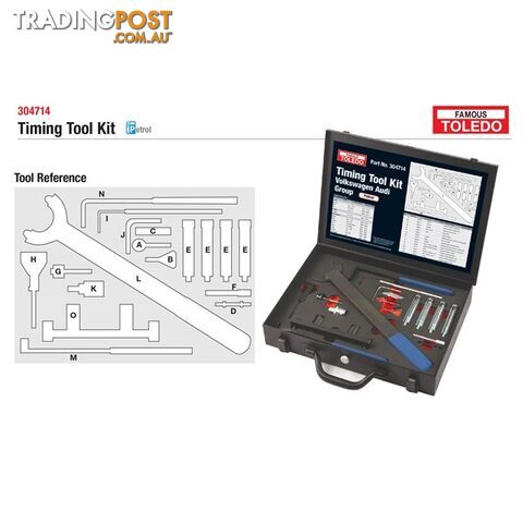 Toledo Timing Tool Kit  - Audi   Volkswagen SKU - 304714