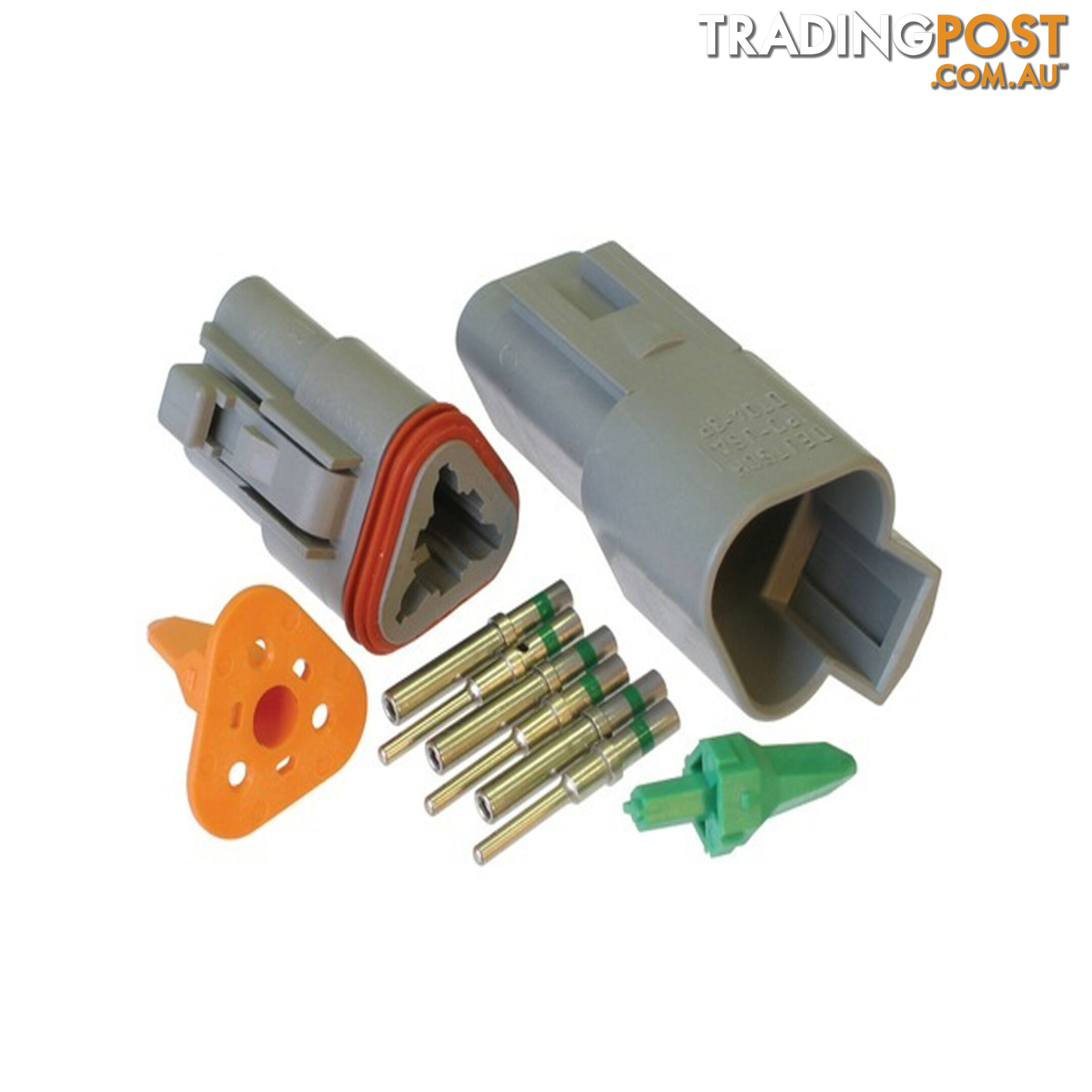 Deutsch DT 3-Way 3 Pin Electrical Connector Waterproof Plug Kit SKU - BB-Deutsch3Pin