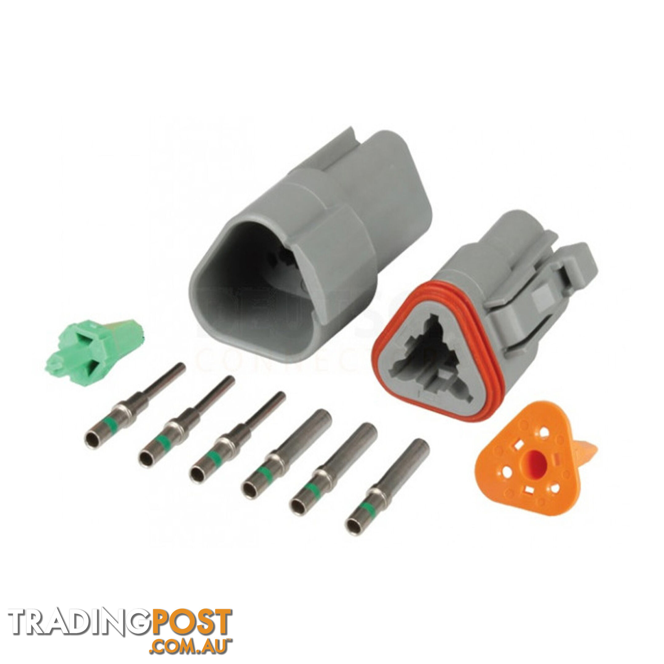 Deutsch DT 3-Way 3 Pin Electrical Connector Waterproof Plug Kit SKU - BB-Deutsch3Pin