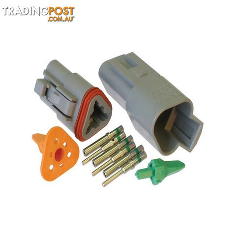 Deutsch DT 3-Way 3 Pin Electrical Connector Waterproof Plug Kit SKU - BB-Deutsch3Pin