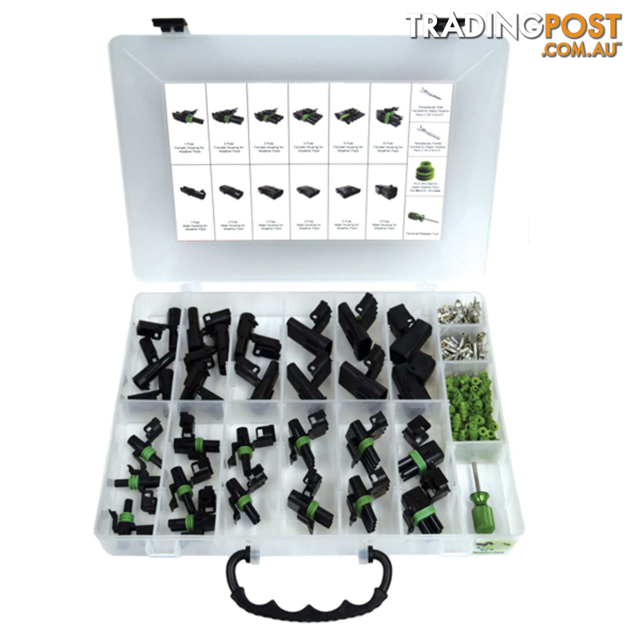 Weather Pack Sealed Connector Wiring Assortment 229pc  Kit SKU - PT91503