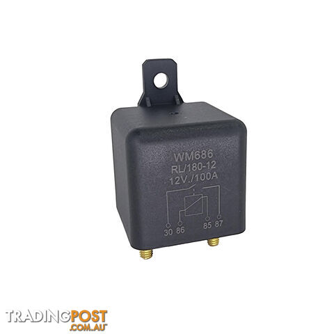 Blue Bar Relay 12 volt 100 amp N/O SKU - BB-65001