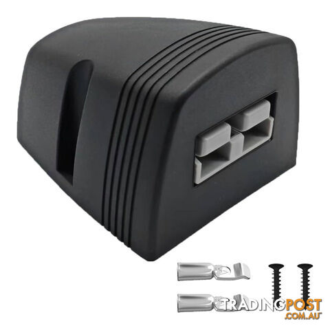 Blue Bar Single Dome Surface Mount with 50a Anderson Style Plug SKU - DC-236