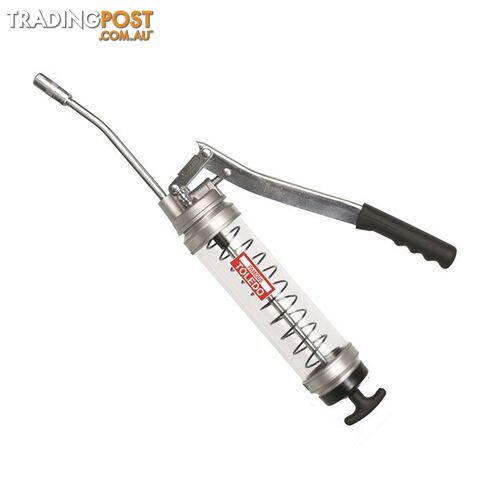 Toledo Clear Canister Grease Gun  - Lever Type 400g SKU - 305140