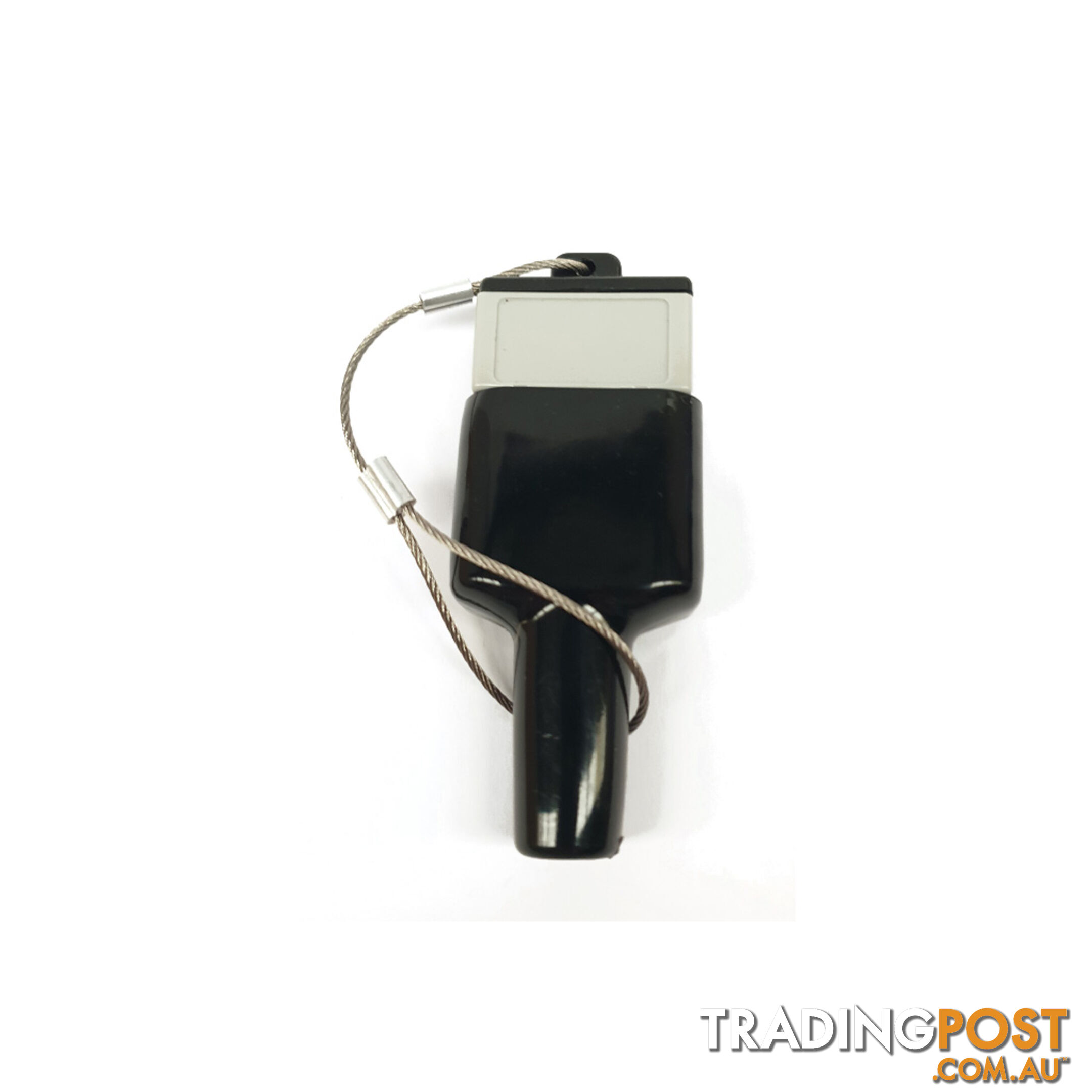 50 amp Anderson Plug Dust Cover Kit Top and Bottom with Wire Cable SKU - BB-DustCoverKitBlack2pc