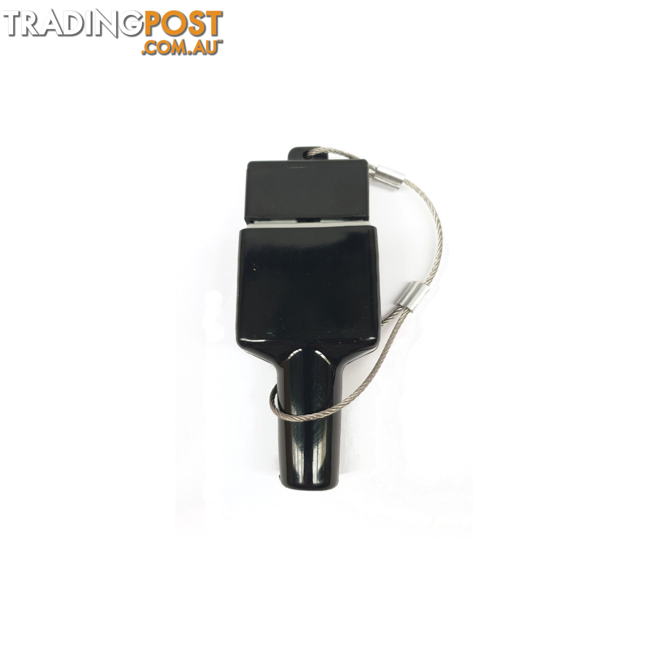 50 amp Anderson Plug Dust Cover Kit Top and Bottom with Wire Cable SKU - BB-DustCoverKitBlack2pc