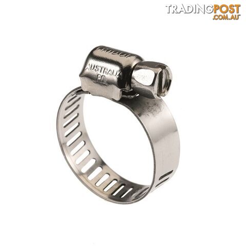 Tridon Full S. Steel Hose Clamp 17mm â 32mm Micro Perforated Band 10pk SKU -...