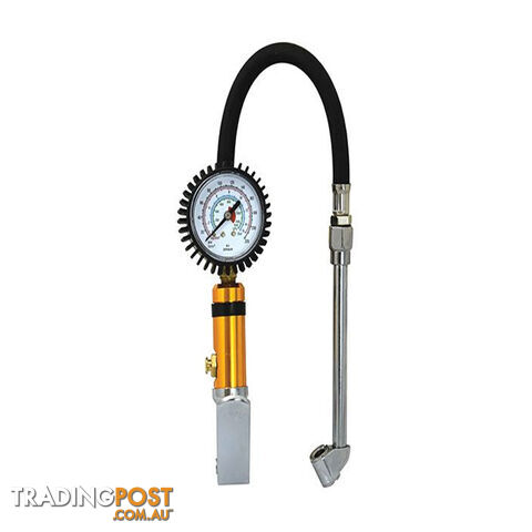 Pro-Tyre Tyre Inflator   Gauge with Dual Angle Chuck 220psi Max SKU - PY20100