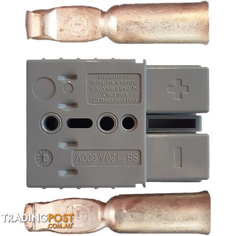 120 Amp Genuine Anderson Plug Grey  - Single SKU - LV2408Single