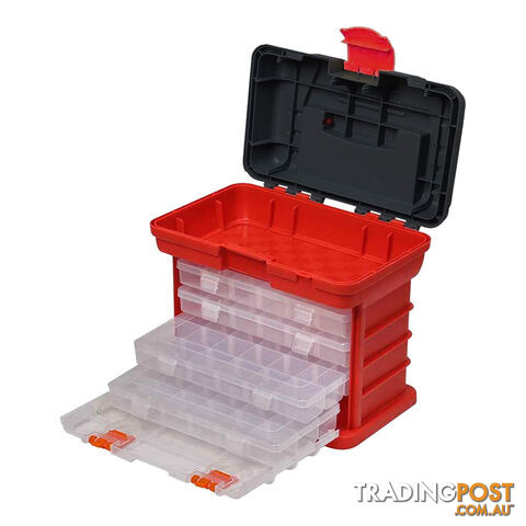 PK Tools Organiser Case 4 Removable Draws 97 Compartment SKU - PT80907