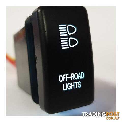 Ford Ranger / Mazda BT50 Off Road Switch White Back Light SKU - BB-T30-LF221-White