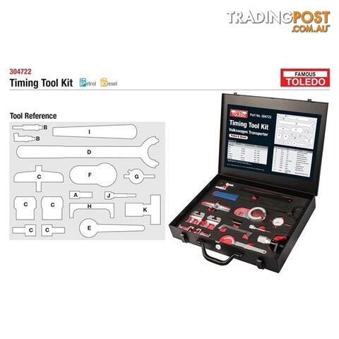 Toledo Timing Tool Kit  - Volkswagen  - (Duplicate Imported from WooCommerce) SKU - 304722