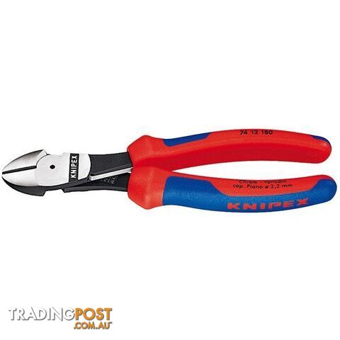 Knipex 180mm Diagonal Cutter  - High Leverage with Spring SKU - 7412180