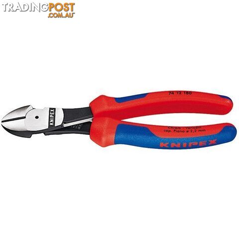 Knipex 180mm Diagonal Cutter  - High Leverage with Spring SKU - 7412180