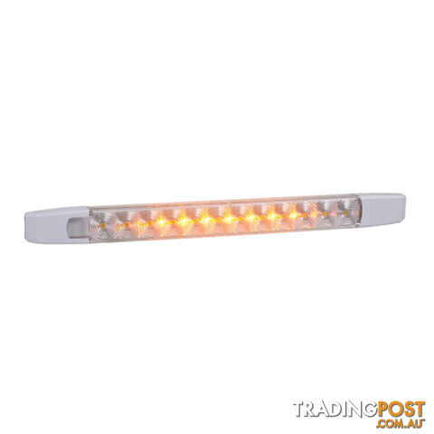 Narva 12v Dual Colour L.E.D Strip Lamp White / Amber 285mm 1pc SKU - 87538WABL