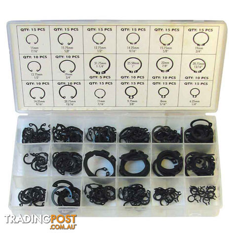 225pc Retaining Ring Assortment Kit SKU - RG2806