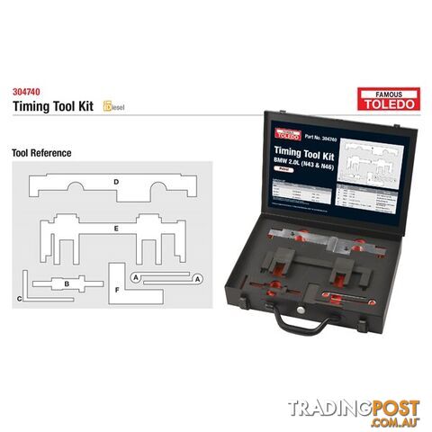 Toledo Timing Tool Kit  - BMW SKU - 304740